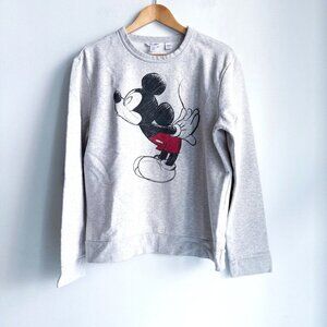 Joe Fresh X Disney Mickey Mouse Grey Sweatshirt M